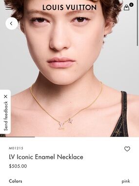 Louis Vuitton Iconic Enamel Necklace